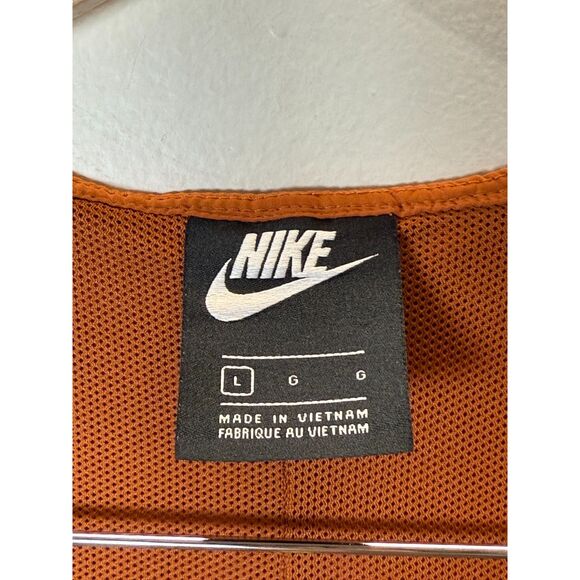 Nike Women's CJ2291 Size Large Orange Icon Clash Romper Zip Up One Piece - Picture 6 of 9